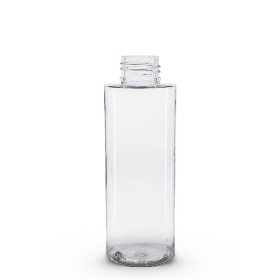 4oz Clear PET Cylinder Bottle with 24-410 Neck Finish Questions & Answers