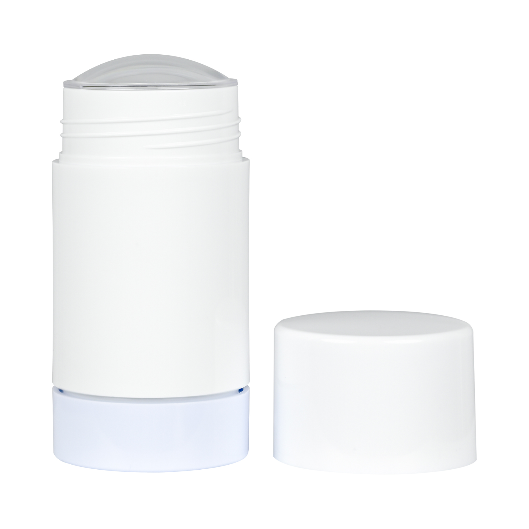 1.69 oz White Plastic Twist Up Solid Stick with White Screw Cap & Disc Questions & Answers