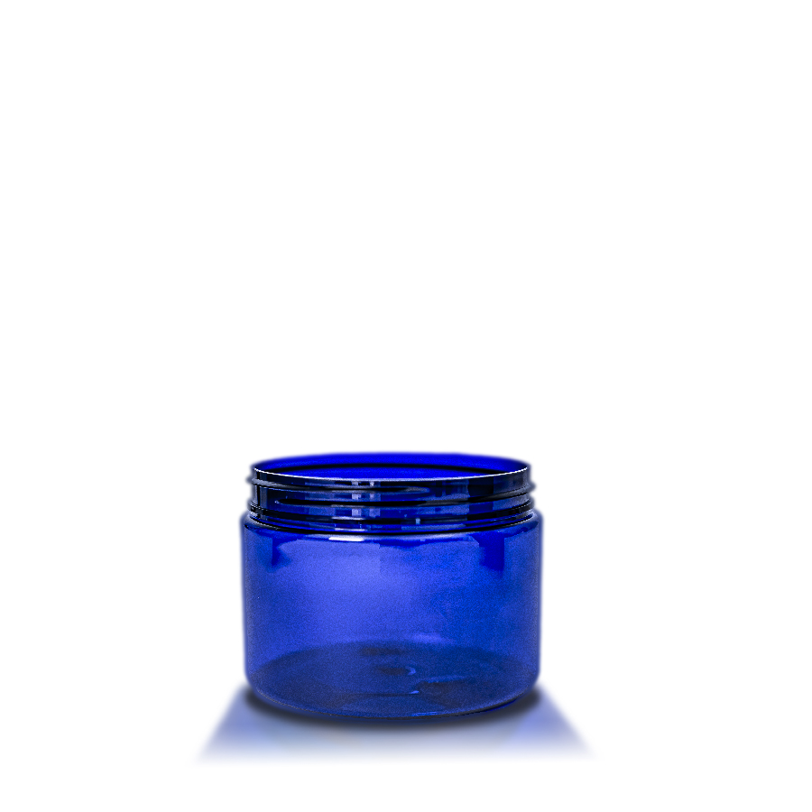 12 oz Cobalt Blue PET Straight Sided Jar 89-410 Neck Finish Questions & Answers