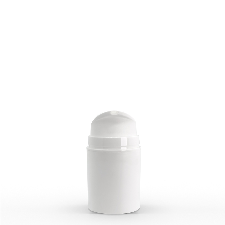 50ml Matte White PP Plastic Airless Bottles with 48mm Matte White Airless Pump & Overcap Questions & Answers