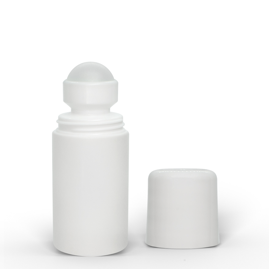 2 oz White Roll-On Deodorant Bottle with Round Edge Cap Questions & Answers