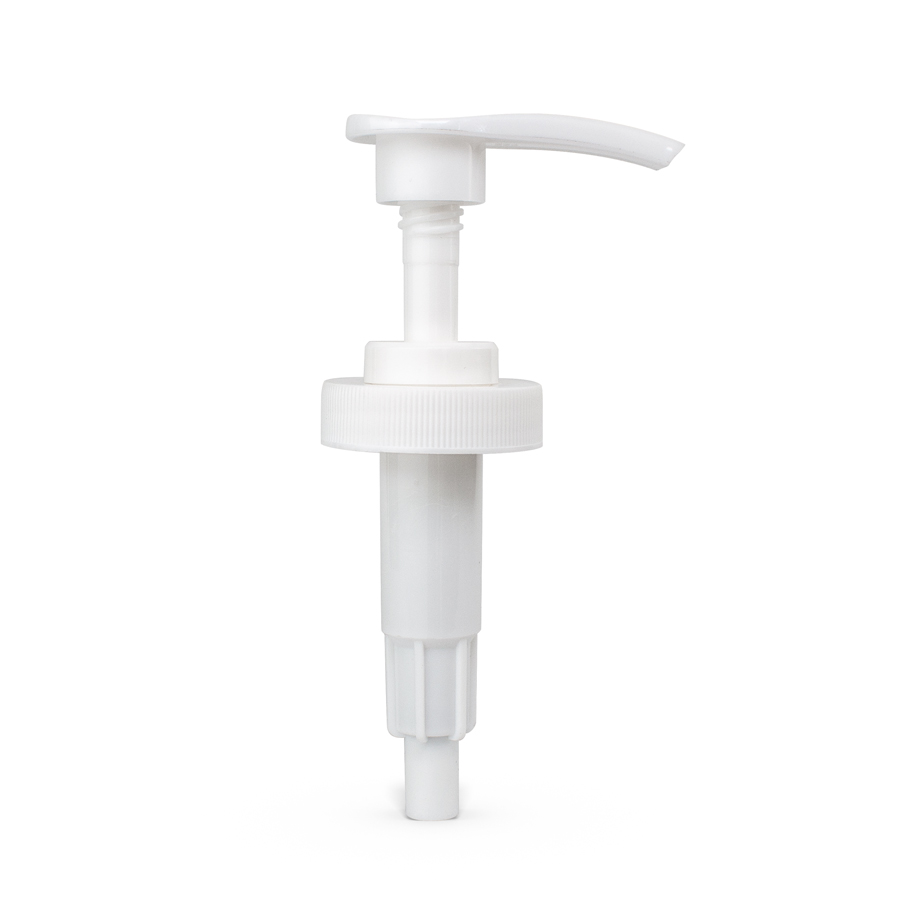 38-400 White PP Plastic Ribbed Skirt Saddle Lotion Pump with 230mm Dip Tube Questions & Answers