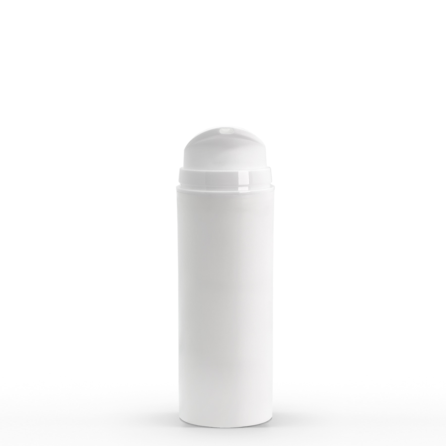 100ml White PP Plastic Airless Bottles with 48mm White Airless Pump & Overcap Questions & Answers