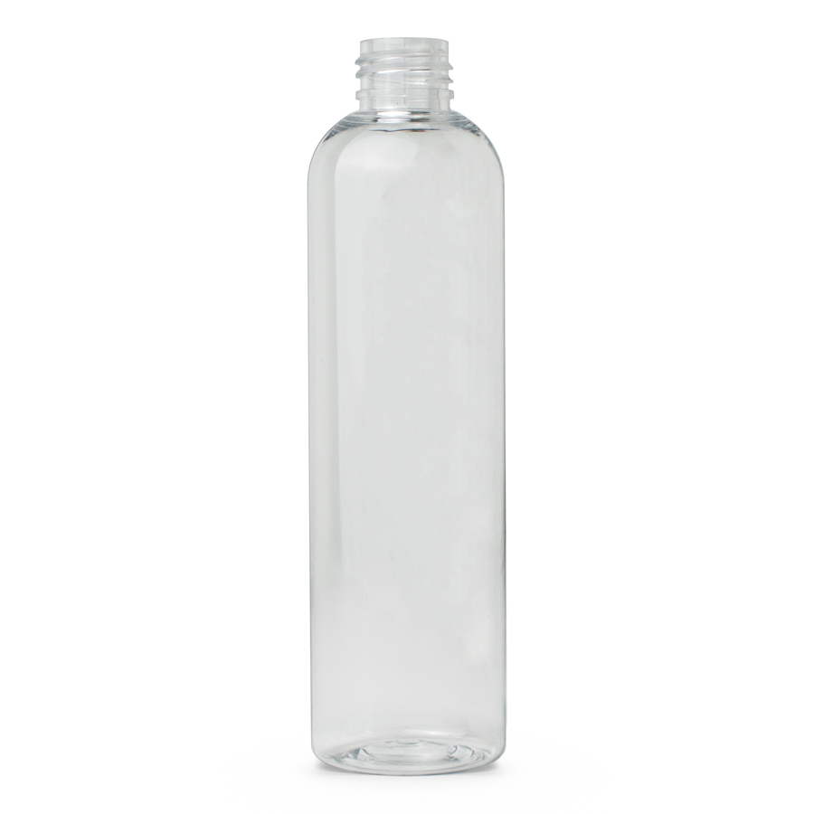 8 oz Clear PET Cosmo Round Bottle 24-410 Neck Finish Questions & Answers