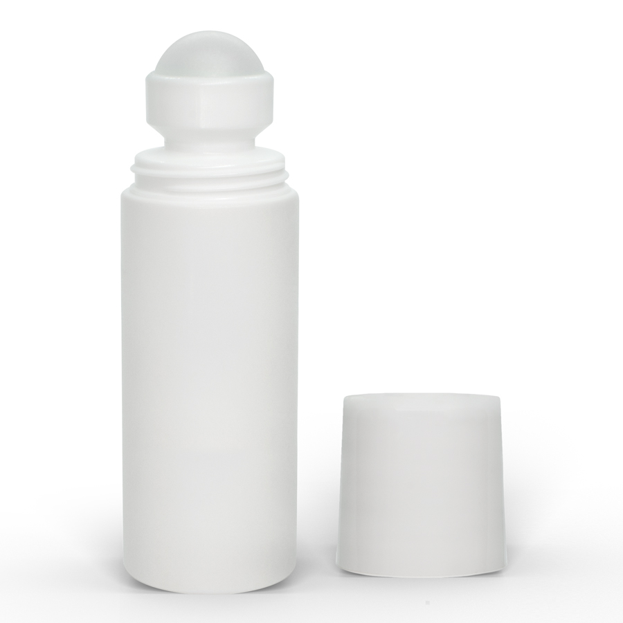 3 oz White Roll-On Deodorant Bottle with Straight Edge Cap Questions & Answers